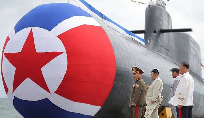 North Korean submarine Hero Kim Kun Ok (Yonhap-Korea Central News Agency)