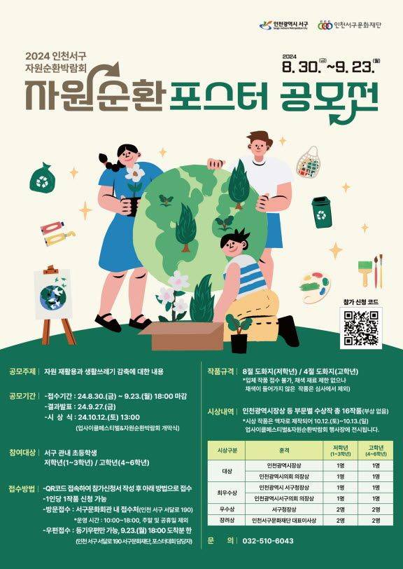 ▲2024년 자원순환 포스터 공모전 홍보물. ⓒ서구