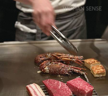 올인클루시브로 즐긴 데판(철판) 요리.