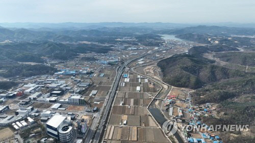 이동·남사 시스템반도체 국가산단 부지.  [용인시 제공]