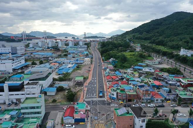 사천바다케이블카~삼천포항 도시계획도로.(사천시 제공)