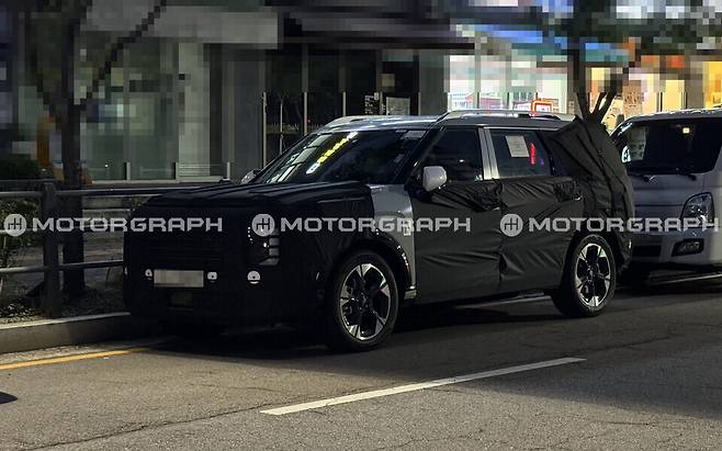 팰리세이드 풀체인지 시험주행차