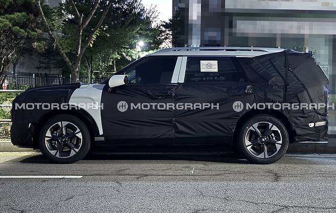 팰리세이드 풀체인지 시험주행차