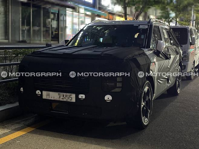 팰리세이드 풀체인지 시험주행차