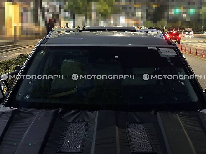 팰리세이드 풀체인지 시험주행차