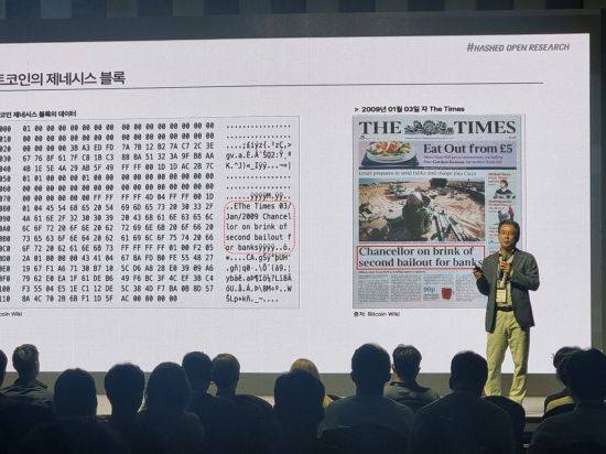 김용범 해시드오픈리서치 대표가 3일 오전 서울 광장동 그랜드 워커힐 서울에서 개최된 '코리아 블록체인 위크2024' 메인 컨퍼런스 행사에 기조연설자로 참석했다. 사진=차민영 기자