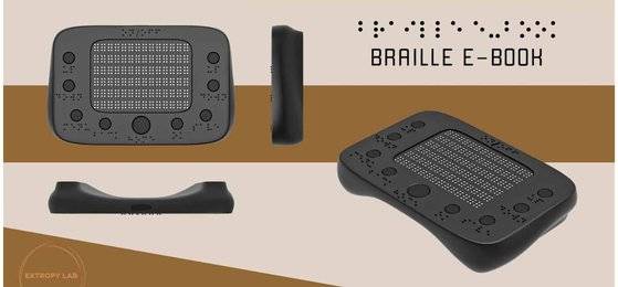 시각장애인을 위한 전자책 리더기. 제임스 다이슨 어워드