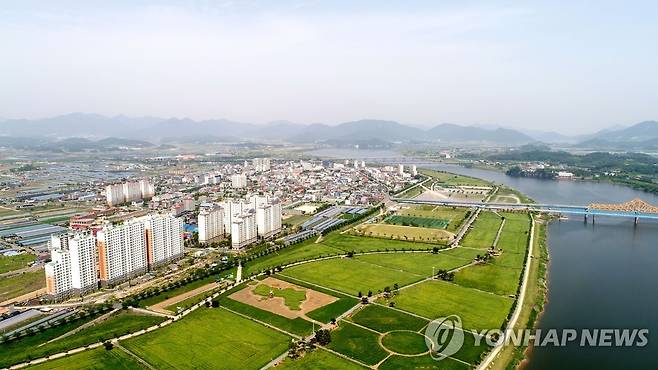 경남 창녕군 남지읍 전경 [연합뉴스 자료 사진]