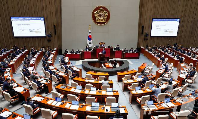 정일영 더불어민주당 의원이 3일 오전 서울 여의도 국회에서 열린 제418회국회(정기회) 제2차 예산결산특별위원회 전체회의에서 질의하고 있다. 2024.9.3/뉴스1 ⓒ News1 안은나 기자