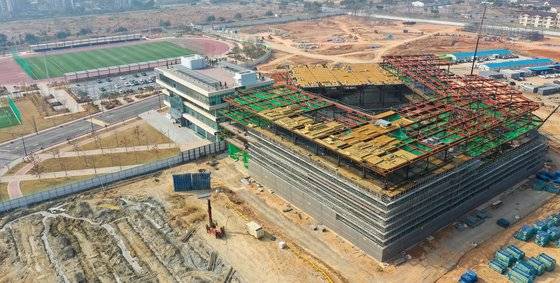 공사가 진행 중인 한국에너지공과대학교의 모습. 프리랜서 장정필