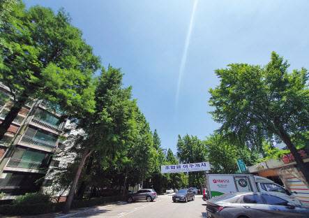 철거 이전 서울 서초구 반포동 반포주공1단지 124주구 아파트 모습 [헤럴드DB]