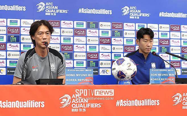 ▲ 홍명보 감독이 이끄는 한국 축구대표팀은 5일 오후 8시 서울월드컵경기장에서 열리는 국제축구연맹(FIFA) 2026 북중미 월드컵 아시아지역 3차 예선 B 1차전에서 팔레스타인을 상대한다. ⓒ곽혜미 기자