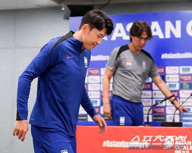 2026 FIFA 북중미 월드컵 아시아 지역 3차 예선 1차전 공식 기자회견이 4일 서울월드컵경기장에서 열렸다. 손흥민이 입장하고 있다. 상암=박재만 기자 pjm@sportschosun.com/2024.09.04/