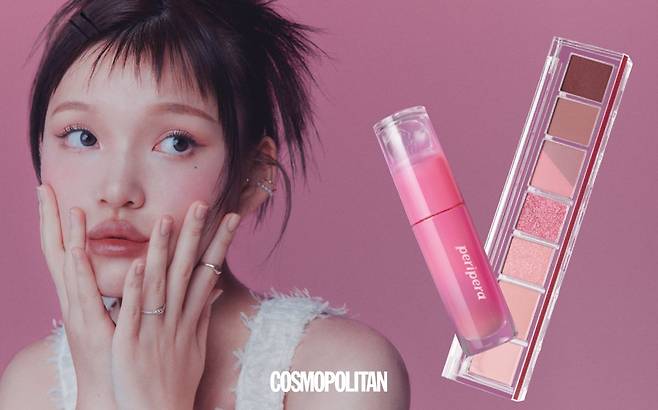 (왼쪽부터)잉크 무드 글로이 틴트 29호 1만1천원, 올테이크 무드 팔레트 6호 2만5천원 모두 Peripera.