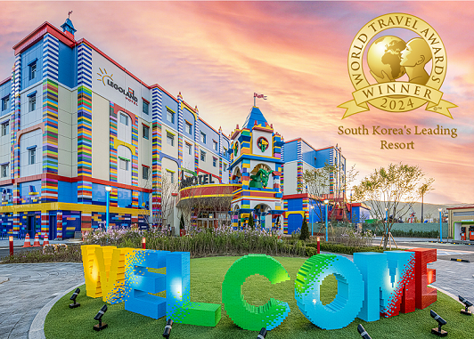 레고랜드가 2024 월드 트래블 어워즈에서 ‘한국 최고 리조트’로 꼽혔다. / 사진=레고랜드 코리아