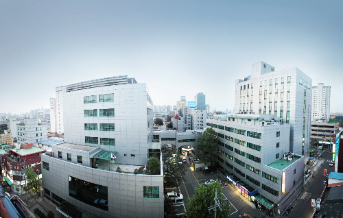 한림대학교한강성심병원 전경.