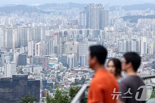 서울 시내 아파트 밀집 지역. 2024.8.21/뉴스1 ⓒ News1 민경석 기자