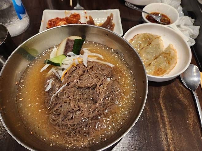 오쿠보에서 물냉면을!
