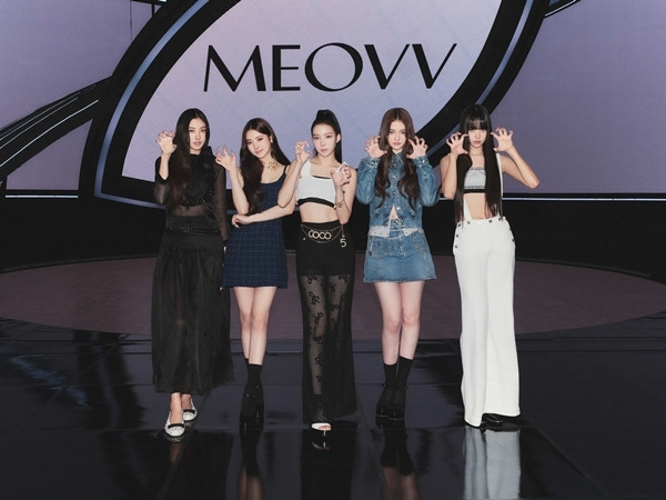 6일 미야오(MEOVV, 수인, 가원, 안나, 나린, 엘라)가 데뷔 싱글 ‘미야오(MEOW)’를 발매하며 본격적인 활동의 시작을 알렸다./사진=더블랙레이블