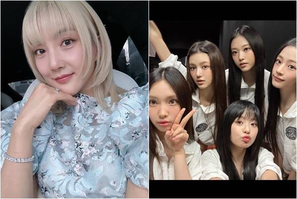 바다, 뉴진스 공식SNS