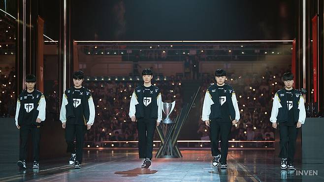 ▲ 리헨즈, 페이즈, 쵸비, 캐니언, 기인 선수입니다