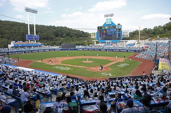 삼성의 홈구장인 대구 삼성라이온즈 파크. 삼성 라이온즈 제공