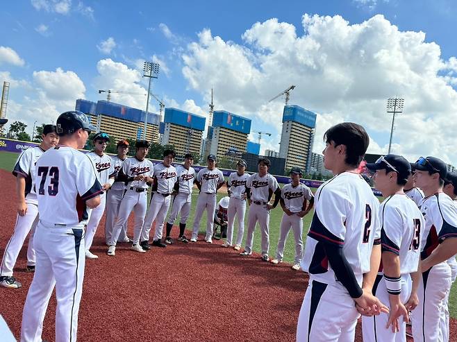 한국 U23 야구대표팀. (대한야구소프트볼협회 제공)