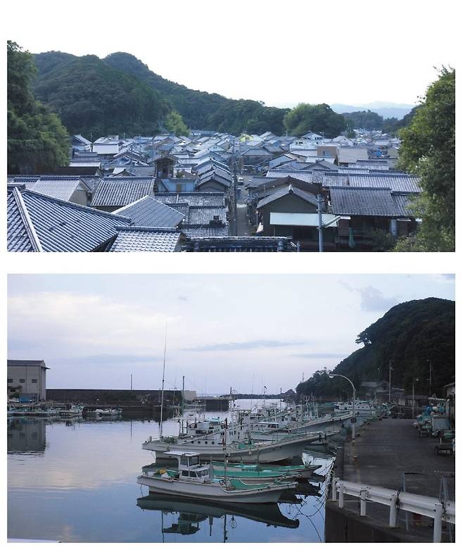 일본 남동부 도쿠시마현 연안 도시 가이후초(海部町) 전경. /ssir-j.org