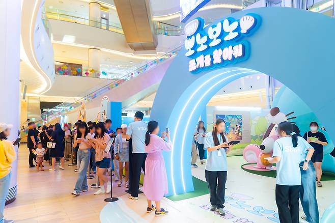 보노보노 팝업스토어 모습. /사진제공 = 보노몽