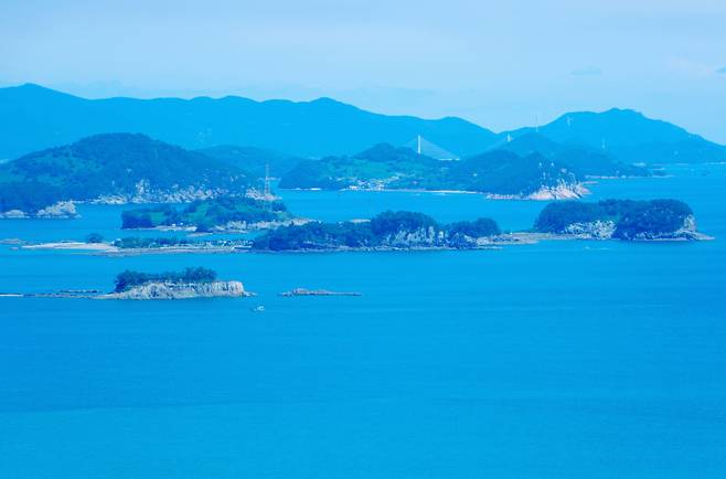 전망대에서 본 다도해국립공원