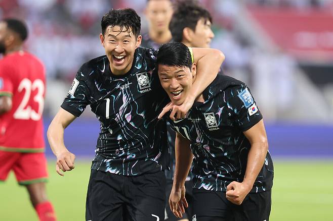 ▲ 오만전에서는 황희찬이 선제골, 손흥민이 결승골을 넣었고 주민규가 쐐기골을 터뜨렸다. ⓒ연합뉴스