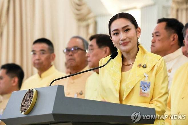 패통탄 태국 총리. 로이터·연합뉴스