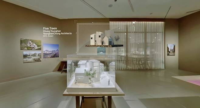 An image from the 360-degree virtual reality tour of the exhibition “Performative Home: Architecture for Alternative Living”