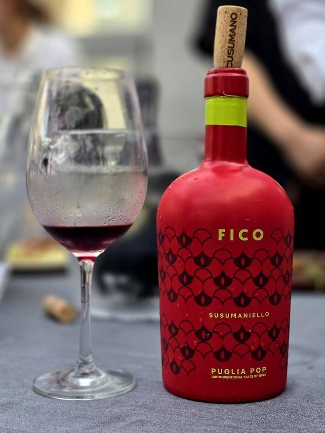 PNS와인 수입 풀리아 팝 피코 수수마니엘로. 최현태 기자