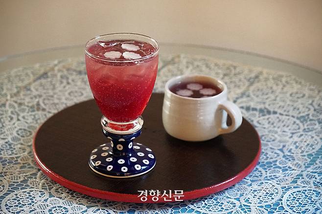 오미자에이드. 노정연 기자