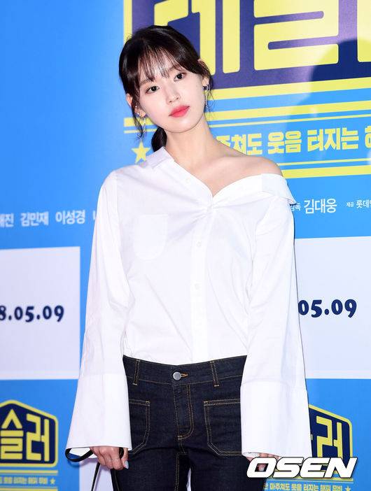 [OSEN=이대선 기자] 4일 오후 롯데시네마 월드타워에서 영화 ‘레슬러’ VIP시사회가 열렸다.배우 박환희가 포토타임을 갖고 있다./sunday@osen.co.kr