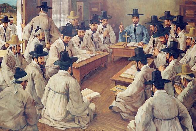 '명례방 천주교 집회도' [천주교 서울대교구 제공. 재판매 및 DB 금지]