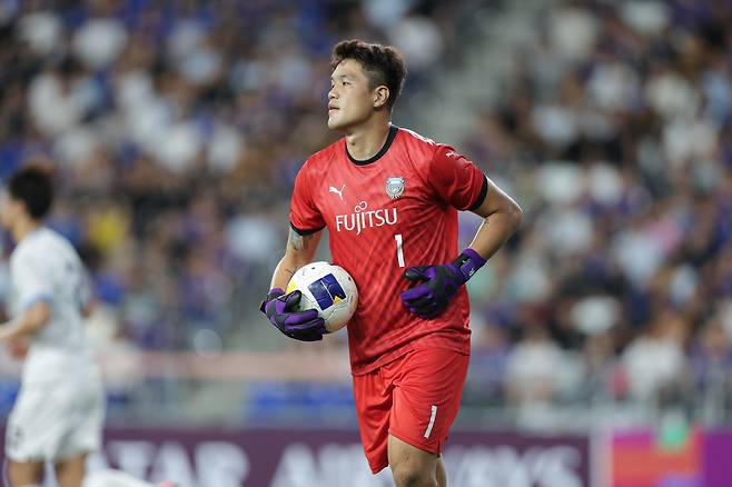 울산문수축구경기장/ 2024-2025 AFC 챔피언스리그 엘리트/ 리그스테이지 1차전/ 울산HDFC vs 가와사키프론탈레/ 가와사키 정성룡/ 사진 김정수