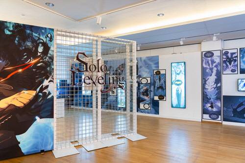 주벨기에 한국문화원이 오는 11월까지 브뤼셀 문화원에서 '한국 웹툰 전시'를 개최한다. 사진은 전시장 모습. 주벨기에 한국문화원 제공