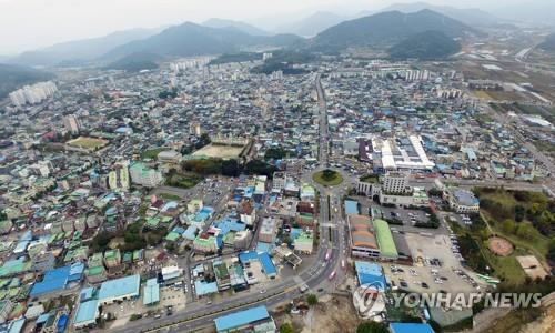 광양 구도심 전경 [연합뉴스 자료사진]