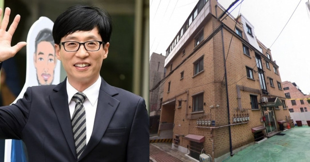 방송인 유재석이 서울 강남구 논현동에 나대지와 주택을 모두 198억원에 현금 매입해 화제다. 유재석이 매입한 논현동 소재 4층 짜리 다세대주택 전경. [헤럴드DB·네이버 지도]