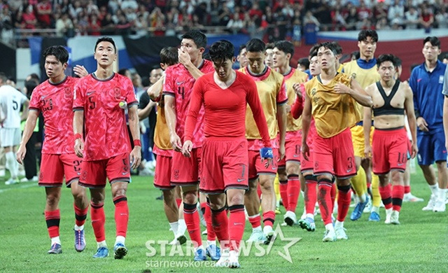 한국 축구대표팀. /사진=김진경 대기자.