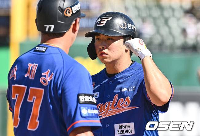 [OSEN=이석우 기자] 한화 문현빈. 2024.09.14 / foto0307@osen.co.kr