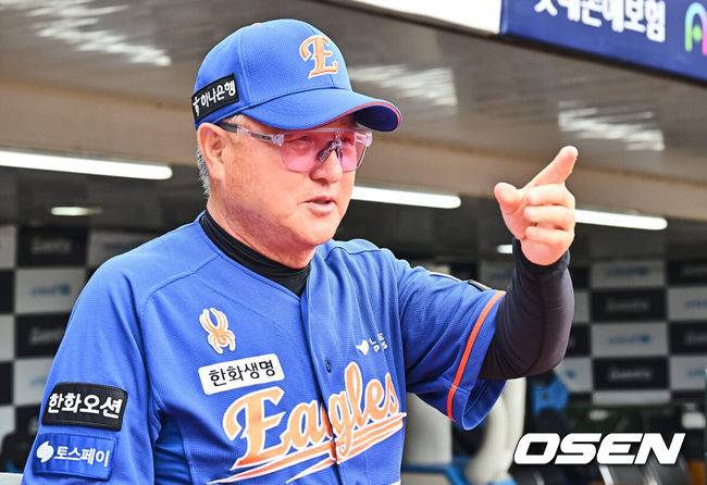 [OSEN=이석우 기자] 한화 김경문 감독. 2024.08.27 / foto0307@osen.co.kr