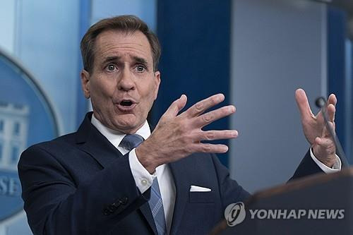 존 커비 미국 백악관 NSC 국가안보 소통보좌관 [AP=연합뉴스 자료사진. 재판매 및 DB 금지]