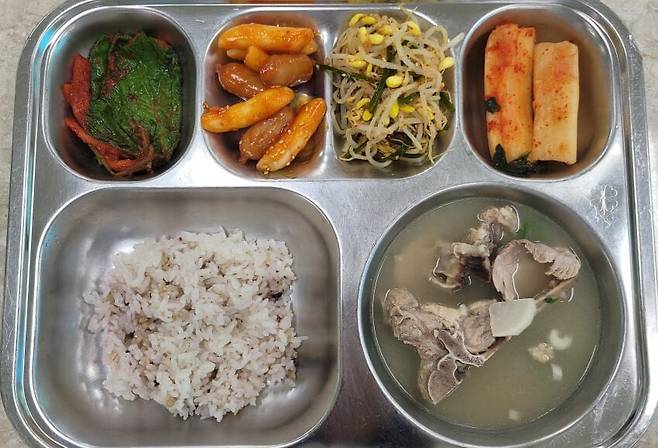 흑백요리사 급식대가님 실제 급식판 사진