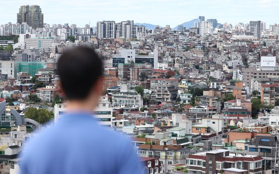 서울 시내 밀집한 연립·다세대 주택 전경. 연합뉴스