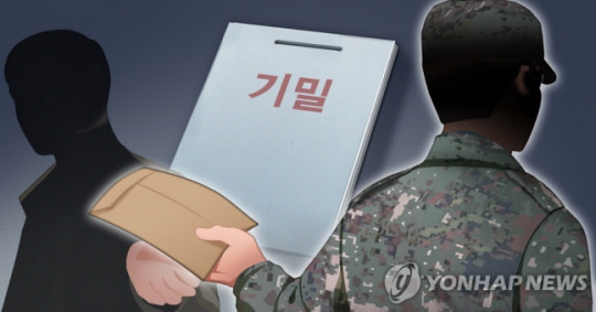 군사기밀 유출 CG. 연합뉴스