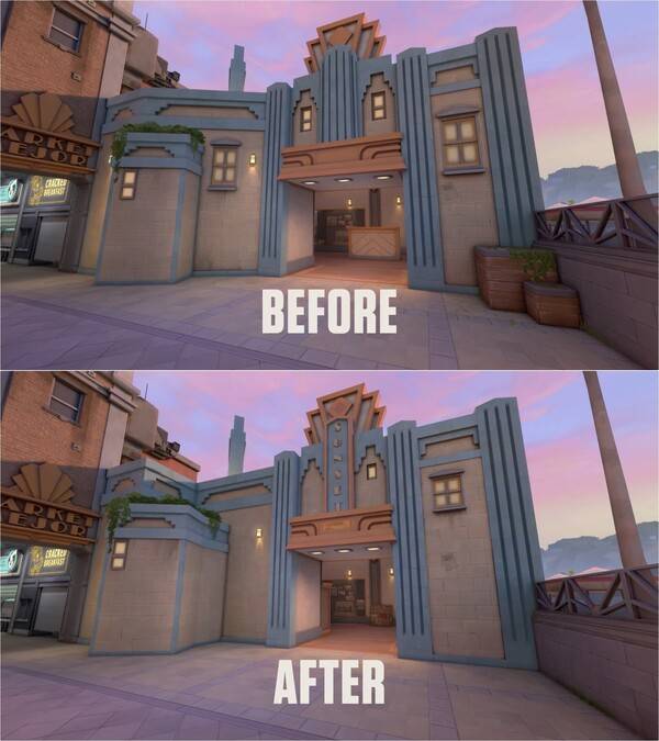 - B메인에 있는 구조물이 사라진다&nbsp;