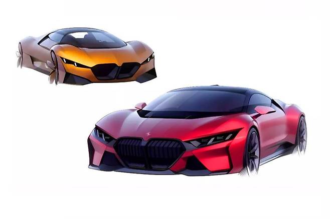 BMW M9 렌더링 이미지